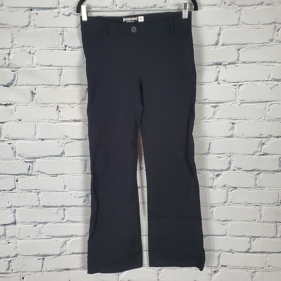 Betabrand Black Bootcut Classic Dress Pants - Picture 2 of 8